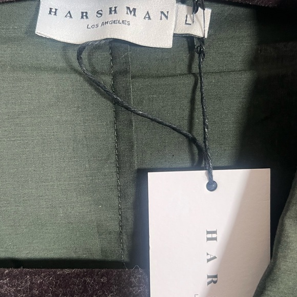 Elegant Dark Green Women's Blouse - Picture 3 of 3